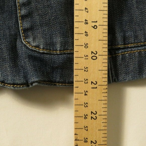 Halogen Fitted Jean Jacket Size M - Picture 3 of 5